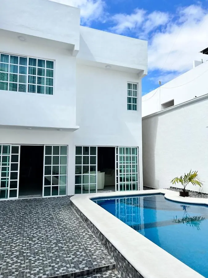 칸쿤 Magnifica Casa Con Alberca Privada A 10 Min Del Mar 빌라